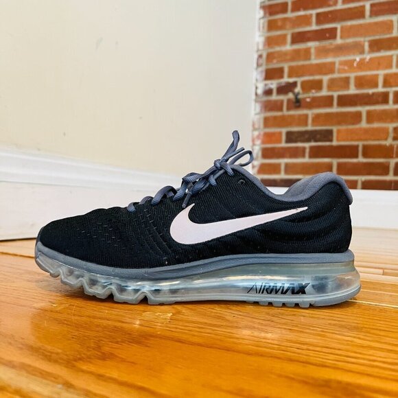 Nike Air Max 2017 849560-008 Womens Black Pink Low Top Running Shoes Size 10 - Picture 14 of 16